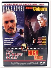 Double Feature 2 movie: The Inside Man / High Risk DVD 2003 Action Good