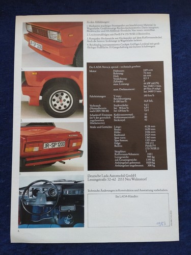Lada Nova Jr. Prospekt, 09.1983 - Picture 3 of 3