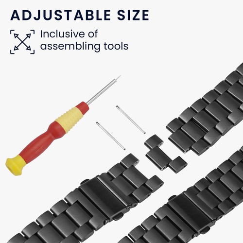 Cinturino Acciaio Inox per Xiaomi Redmi Watch 4 Band 8 Pro Band 9 Pro con Fibbia - Zdjęcie 3 z 8