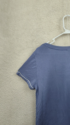 Honeydew Women Robe Extra Large Blue Rayon Blend Short Sleeve Pajama Sleepshirt - Picture 11 of 17