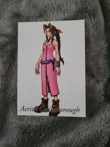 Final Fantasy 7 FF7 Jubiläum Kunstmuseum Vol. 2 Aerith Gainsborough Karte 2-018