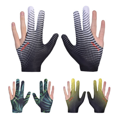Boodun Billard Handschuhe Billardhandschuh Pool Billard 3 Finger Handschuh