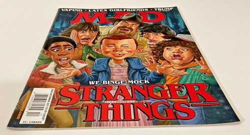 MAD Magazine #548 December 2017 Stranger Things Vaping Trump - Picture 4 of 6