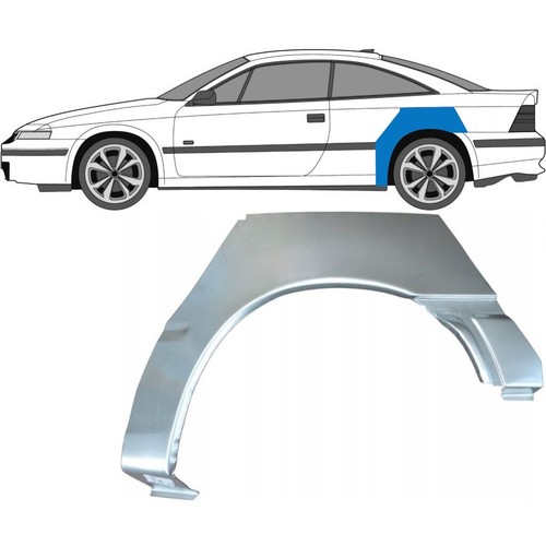 VAUXHALL OPEL CALIBRA 1990-1997 REAR WHEEL ARCH REPAIR PANEL REAR WING / PAIR - Picture 3 of 6
