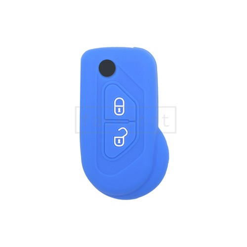 Funda protectora de silicona apta para CITROEN DS3 C3 abatible llavero remoto 2009-17 2 botones - Imagen 8 de 57