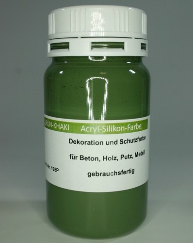 Proben 100ml Acrylsilikon Farben für Beton Putze Gips /auch für Nassbereich - Bild 5 von 15