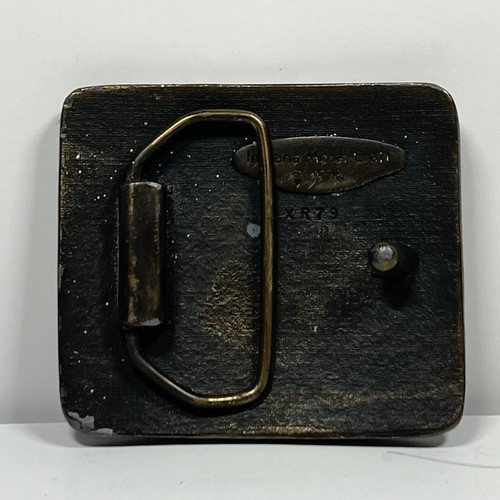 Vintage Colt Revolver Belt Buckle Indiana Metal Craft 1976 - Picture 3 of 4