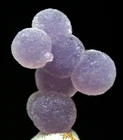 GRAPE AGATE Specimen Chalcedony Crystal Cluster Mineral INDONESIA w/ ID card