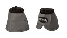 Weaver Ballistic No-Turn Bell Boots, Pair 35-4277, Large, Graphite-S15