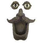 3 Pieces Bird Feeder Hand Painted Fun Outdoor Decor w/ Glow in The Dark Eyes