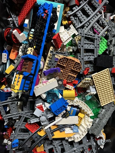 LEGO 20 lbs Pounds Random Parts Pieces Building Plates Blocks Washed Bulk Lot. - Picture 9 of 18