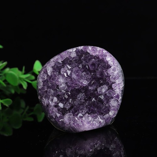 500-600g Natural Amethyst Geode Quartz Crystal Cave Stone Cluster Healing Decor - Picture 3 of 16