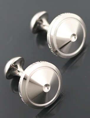 Mont Blanc Jewellery Silver Collection Cufflinks Pyramid 925