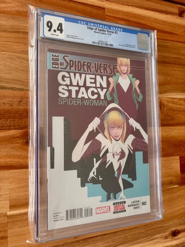 Edge of Spider-Verse #2 1st Print CGC 9.4 1st App of Spider-Gwen