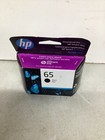 HP #65 Black Ink Cartridge 65 NEW GENUINE 6c7v6AN