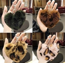 Assorted pompom style bag charms/keyrings - PP3