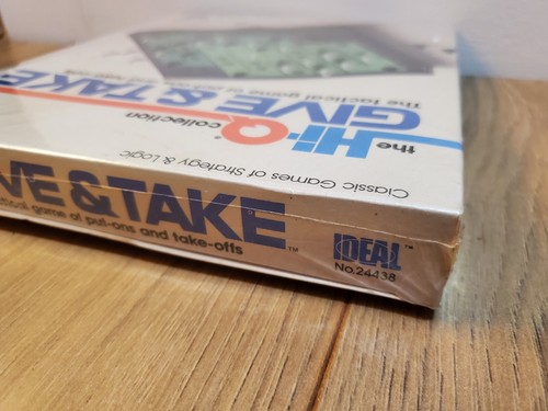 Hi Q Collection Give and Take Game Ideal 1984 Strategy Tactical Classic SEALED - Bild 11 von 17
