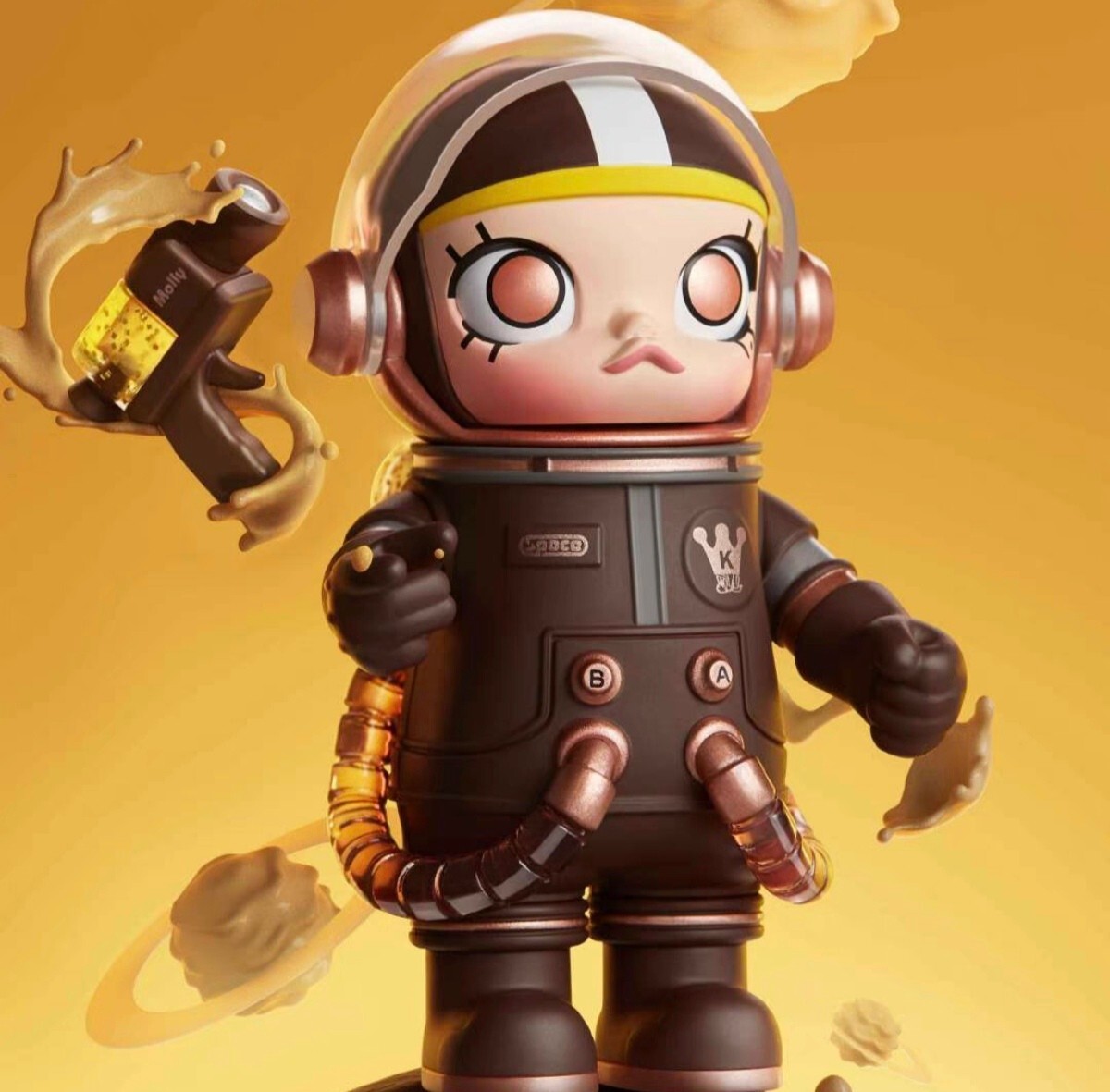Amazon.com: POP MART MEGA Space Molly 400% Christmas 2024