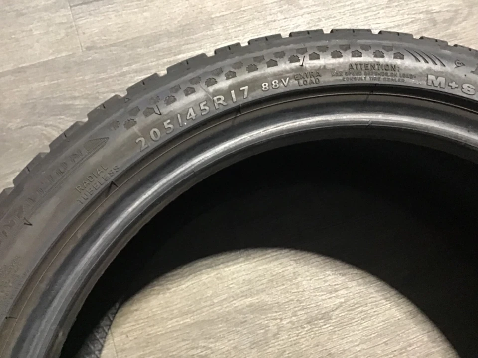 4 x 205/45 R17 88V Dunlop SP Winter Sport 4D DSST RFT Winterreifen RSC …. - Bild 3 von 4