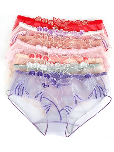 Sexy Transparente Damen-Unterwäsche Damen-Dessous Spitzen-Slip Weiche : - Bild 13 von 27