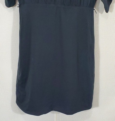 Urban Outfitters Dress Large Black Jersey Blouson Dolman Sleeves Casual Sheath - Picture 4 of 11