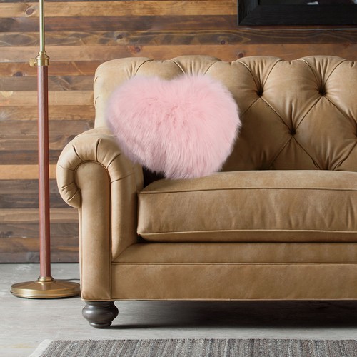 Heart Pillow Soft Fluffy Long Plush Love Throw Pillow Decorative Cute papXx - Picture 12 of 30