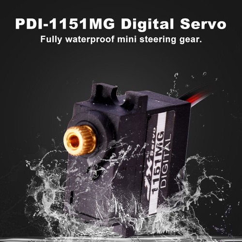 JX Servo PDI-1151MG 3,6 kg Mini 6 V wasserdichtes Servo für RC-Hubschrauberauto - Bild 8 von 10