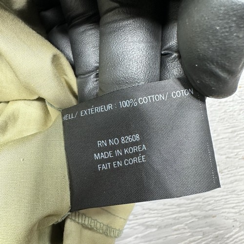 Free Country Long Coat Mens XL Green Brown Snap Button Outdoor Wind Liner Layer - Picture 11 of 16