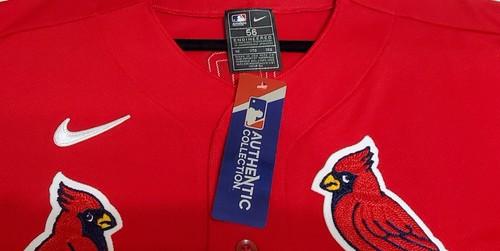 NIKE AUTHENTIC SIZE 56 3XL ALBERT PUJOLS ST. LOUIS CARDIALS ON FIELD TBTC Jersey - Picture 4 of 5