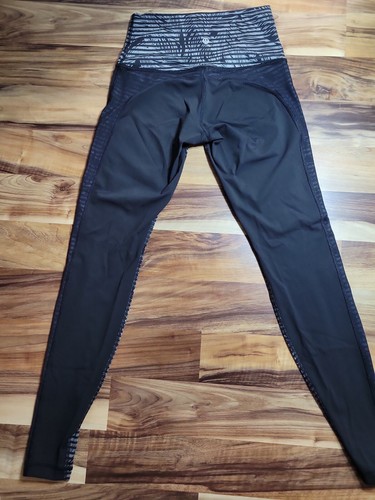 Lululemon Wunder Under Pant *Luxtreme (Roll Down) In Stripe Play Slate Black - Picture 4 of 9