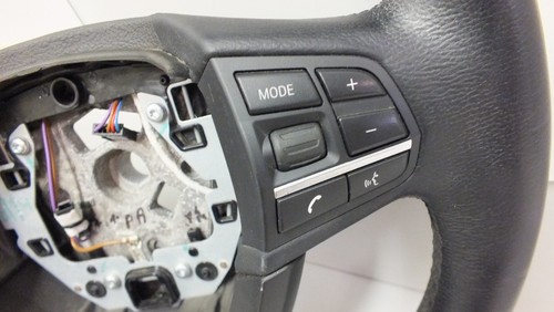 2011 12 13 14 15 BMW 535i LEATHER STEERING WHEEL 65134931 #227A - Picture 3 of 12