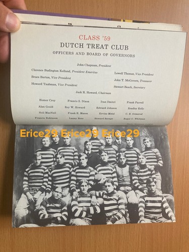 1959 Dutch Treat Club Yearbook Like New - Picture 8 of 12