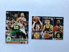 Rookie 1994 ERVIN JOHNSON SkyBox Card # 409 & 287 and MARK PRICE Made in USA