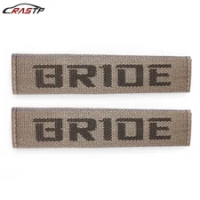 1Pair Gradation Seat Belt Cover Shoulder Pads Fabric Racing Seat Material