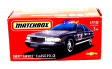 KKar Matchbox - 2022 Power Grabs - MB67/100  Chevy Caprice Police Car - Silver