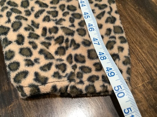 Girl Leopard Pajamas 12-14 Years Animal Print Hooded Bodysuit Loungewear Costume - Picture 13 of 15