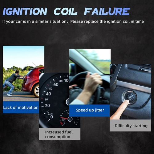 High Performance 4x Ignition Coil UF350 For Nissan Altima 2.5L L4 224488-8H300 - Picture 10 of 16