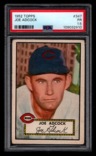 JOE ADCOCK 1952 TOPPS HIGH NUMBER PSA 1.5 BASEBALL CARD #347 REDS GRADED