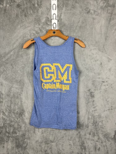 CAPTAIN MORGAN RUM blau ~ CAPTAIN IOK ~ TANK TOP T-SHIRT Gr. S / SMALL - Bild 4 von 8