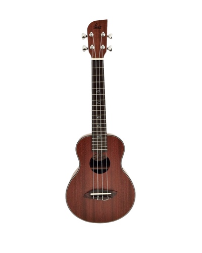 Ukelele de concierto Leaf Series C100 toda caoba + bolsa acolchada de concierto de 10 mm (rosa) - Imagen 7 de 15