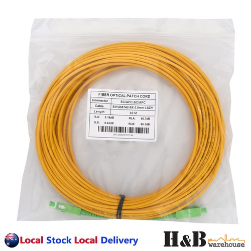 NBN Fiber Optic Patch Cord Cable SC / APC Single mode Patchcord Lead 0.5M-30M - Picture 8 of 8