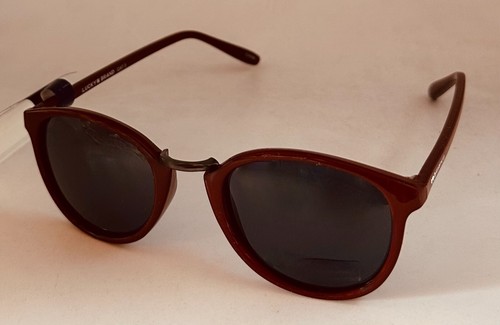 Lucky Brand Herren tiefrote Kunststoff quadratische Sonnenbrille, rauchfarbene Gläser Indio - Bild 11 von 13