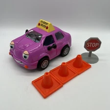 Chevron Techron 1998 Danni Driver No 11 Student Driver Purple Toy Car Sign Cones