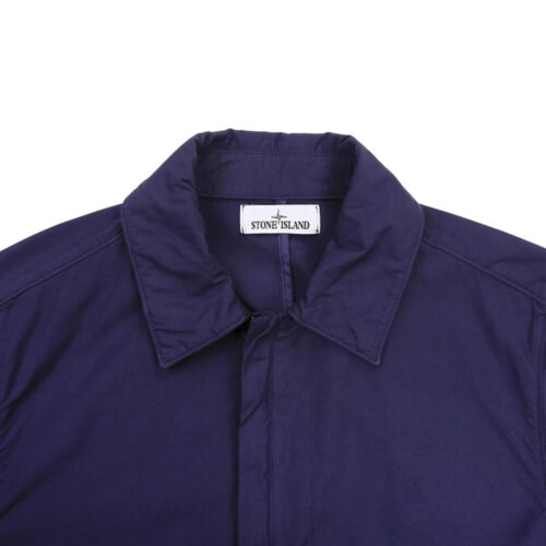 STONE ISLAND COTTON NYLON BATAVIA TRENCH COAT BLUE SUPREME 761570333 JACKET XXL - Picture 3 of 18