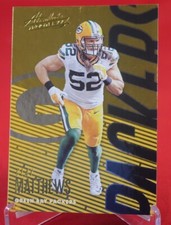 Clay Matthews Gold Absolute Football 2018 Football Card #37