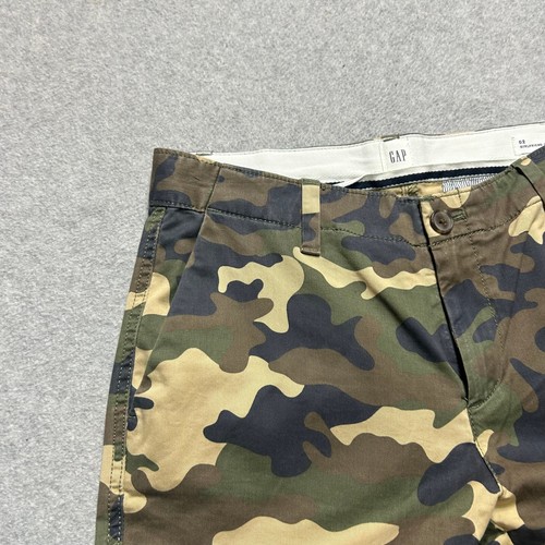 Gap Pants Womens Size 2 Girlfriend Chino Camo Green Brown Casual Army Military - Picture 11 of 11