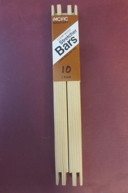 needlecraft needlepoint cross stitch wood stretcher bars - 1 pair 10" nip | eBay