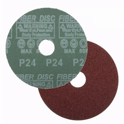 50X Fibre Sanding Grinding Discs Wheels mixed 24 40 60 80 120 Grit Angle Grinder - Picture 5 of 7