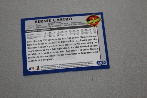 2003 TOPPS BASEBALL CARDS Complete Finish Fill Your List Set U-Pick #251-500 - Picture 106 of 500