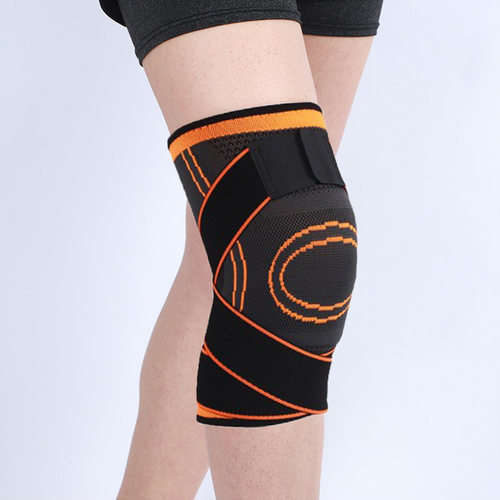 Knee Sleeve With Strap Compression Brace Support Gym Joint Pain Arthritis Relief - Picture 21 of 23